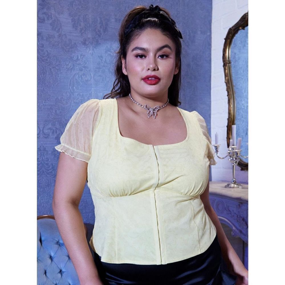 Her Universe Disney Beauty And The Beast Bustier Girls Top Plus Size 2